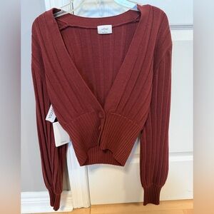 Wilfred Plunge Front Cardigan